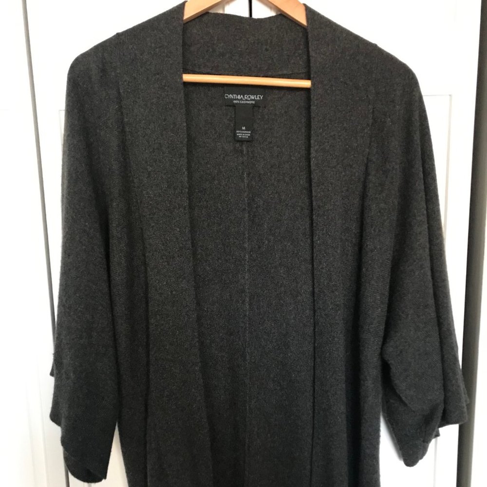 Cynthia Rowley 100% Cashmere Kimono Cardigan-Size M